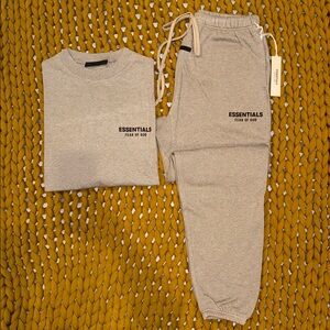 Fear of God Essentials Heather Grey Set